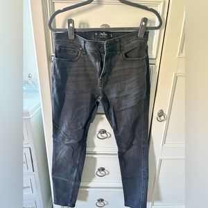 Men’s gray wash jeans